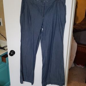 The Limited wide leg denim pants